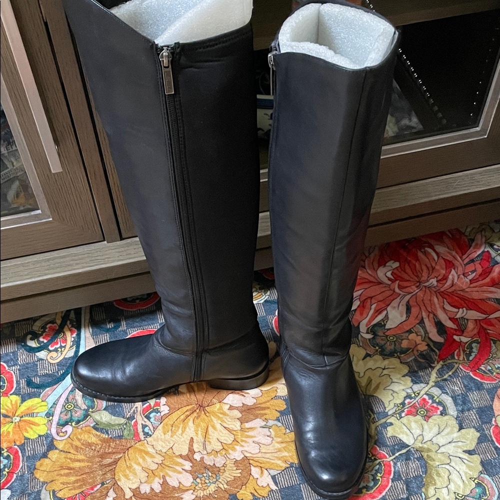 Harley-Davidson Black Leather Riding Boots